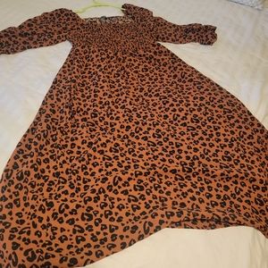 Leopard print dress NWT bloomchic
